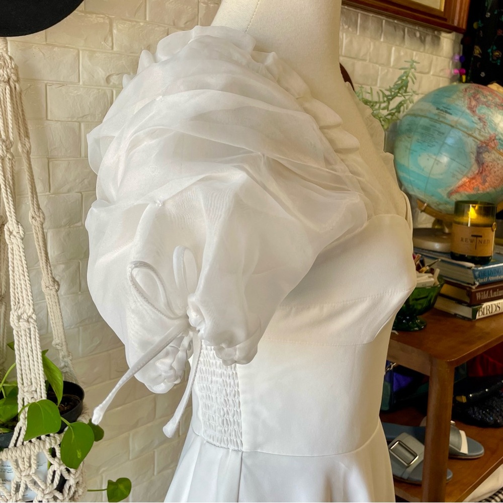 Amanda Uprichard Lovely Dress in Ivory Size Small - Picture 11 of 16